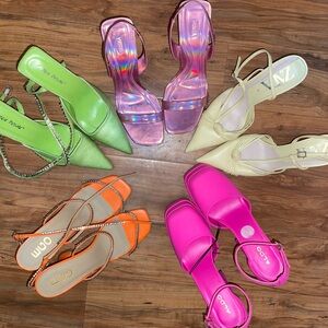 Shoe lot all 5 pairs $75